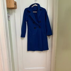 Brand new. Never been worn. Blue US Size 2 light jacket.